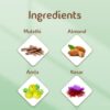 Hair Gel Ingredients - Mulethi, Almond & Kamal Keshar Extract